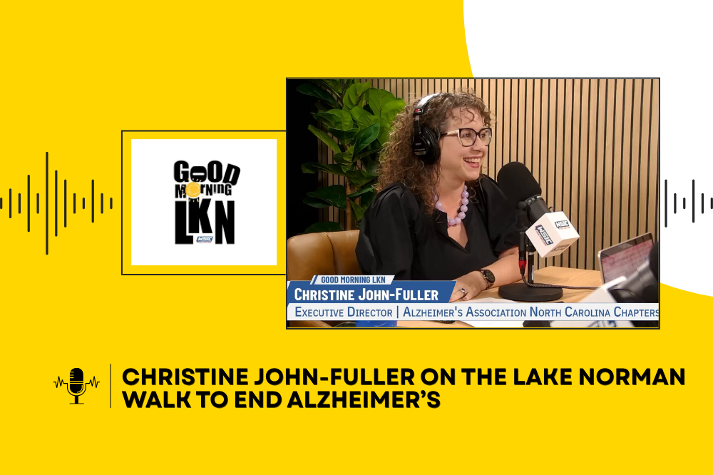 Christine John-Fuller on the Lake Norman Walk to End Alzheimer’s