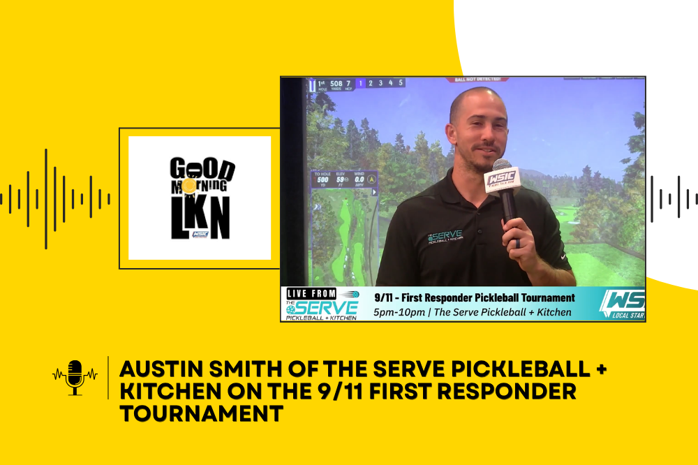 Austin Smith of The Serve Pickleball + Kitchen on the 9/11 First Responder Tournament