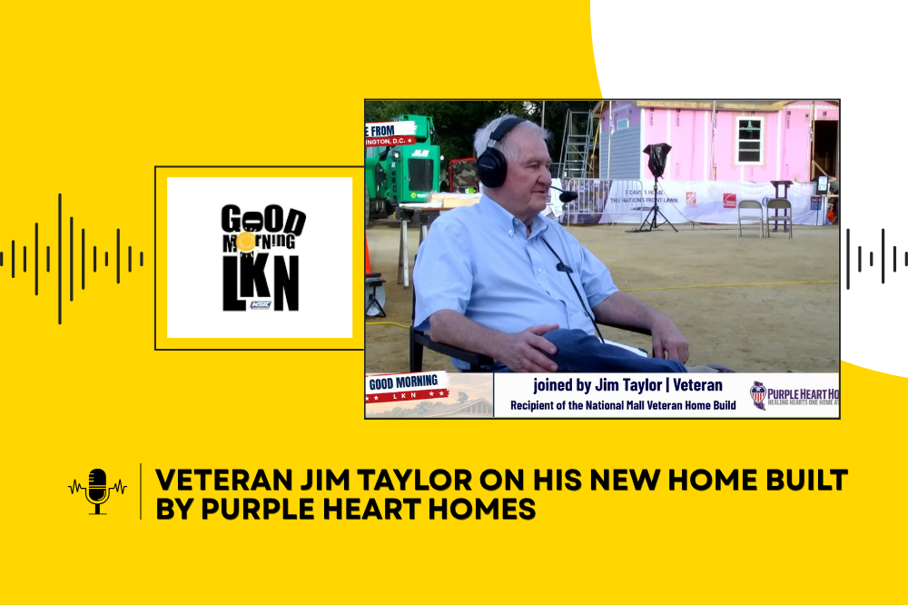 Veteran Jim Taylor on His New Home Built by Purple Heart Homes