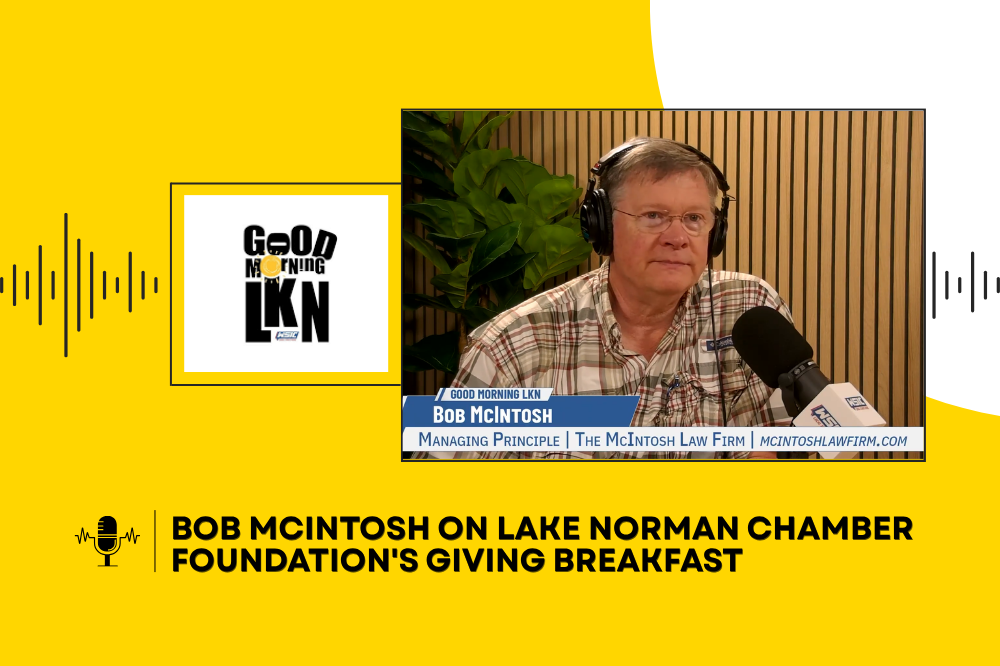Bob McIntosh on Lake Norman Chamber Foundation’s Giving Breakfast