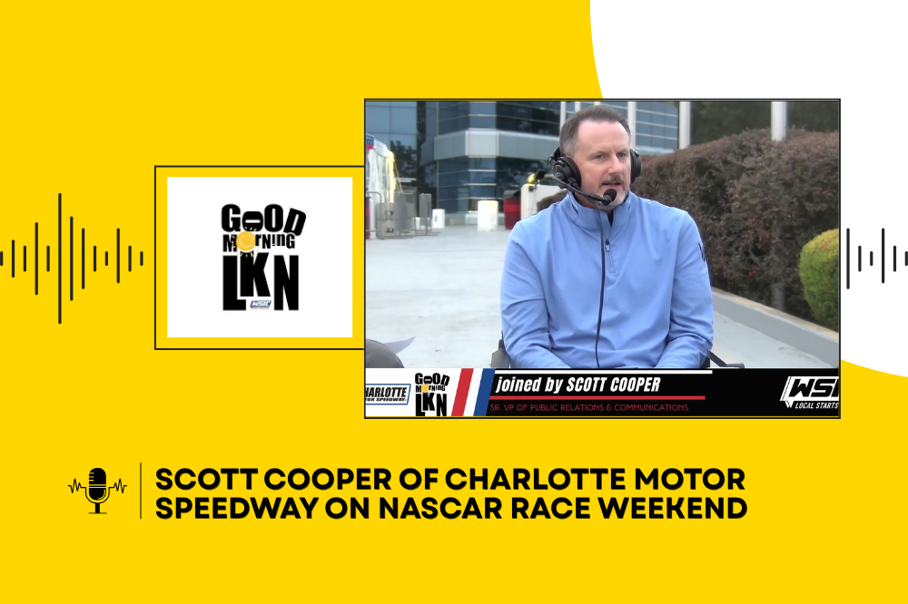 Scott Cooper of Charlotte Motor Speedway on NASCAR Race Weekend