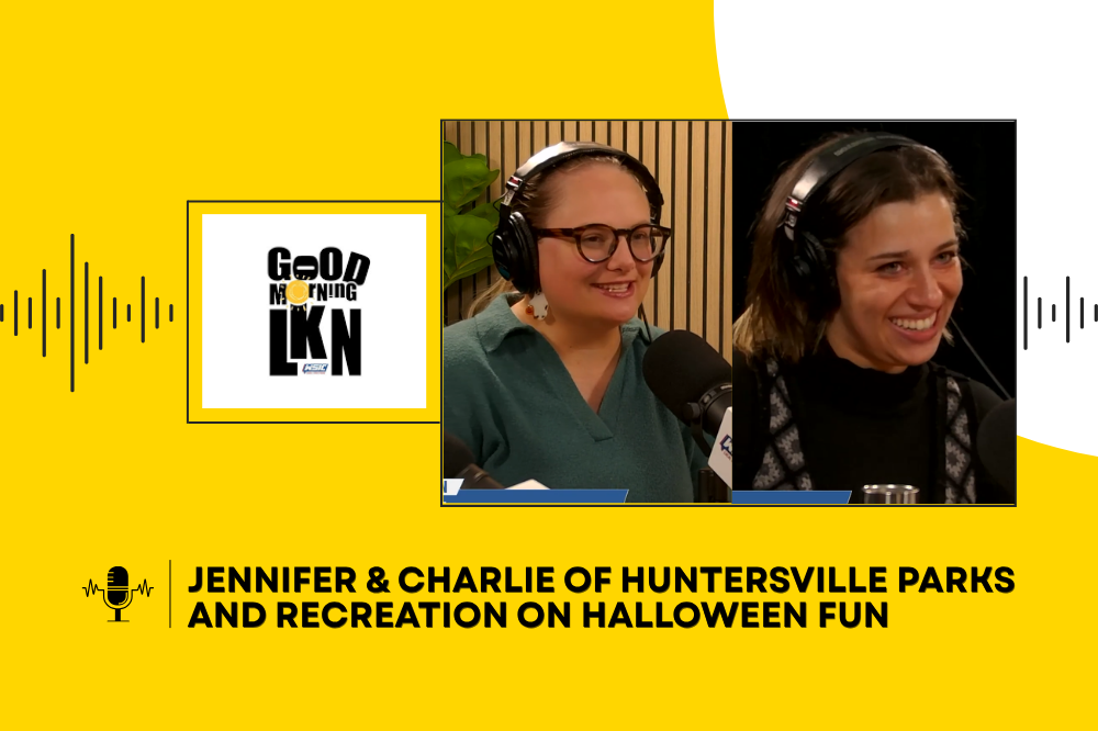 Jennifer & Charlie of Huntersville Parks and Recreation on Halloween Fun