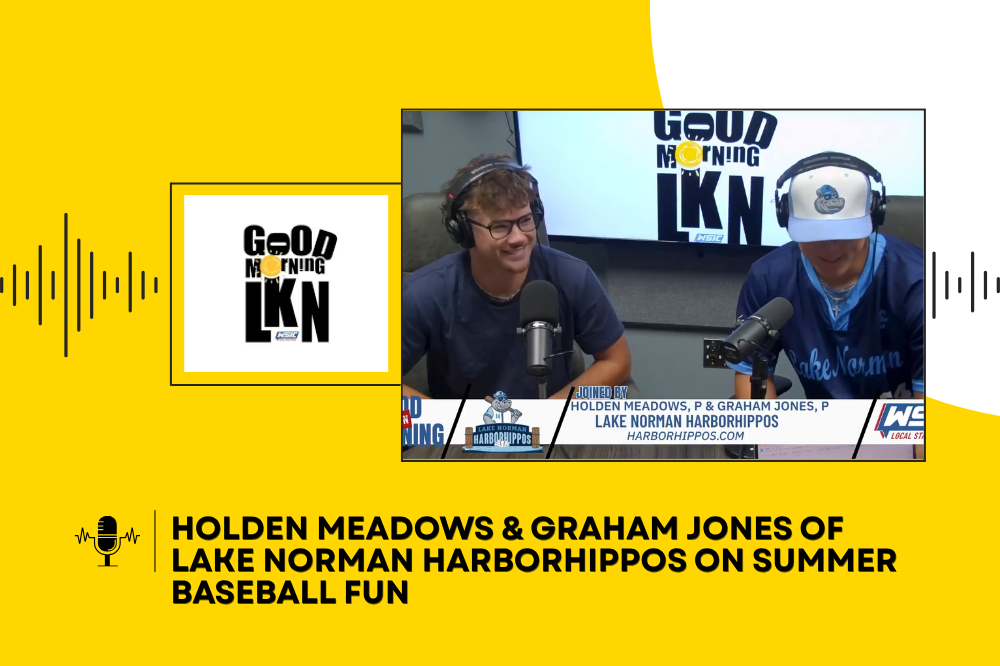 Holden Meadows & Graham Jones of Lake Norman HarborHippos on Summer Baseball Fun