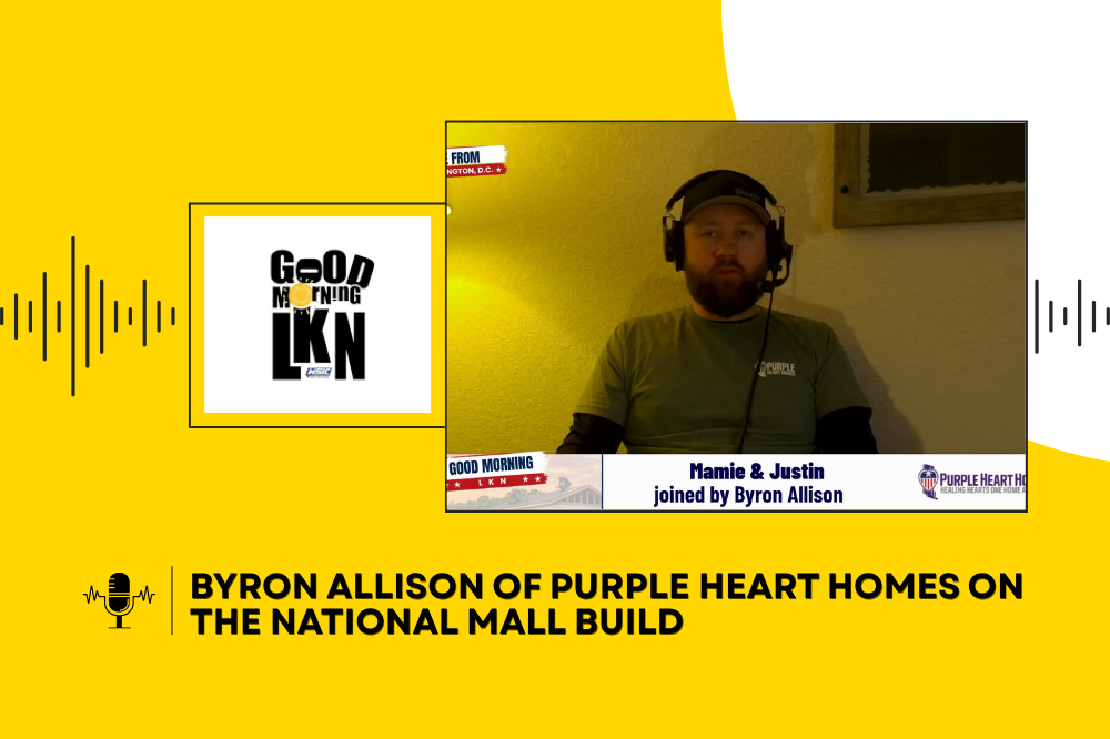 Byron Allison of Purple Heart Homes on the National Mall Build