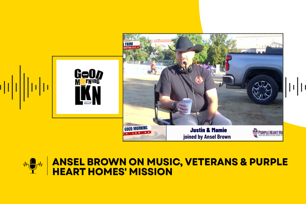 Ansel Brown on Music, Veterans & Purple Heart Homes’ Mission