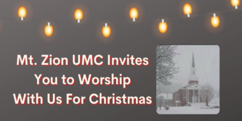A Cornelius Christmas at Mt. Zion UMC