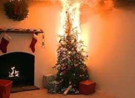 Area Fire Departments Warn of Fire Hazard from Christmas Trees