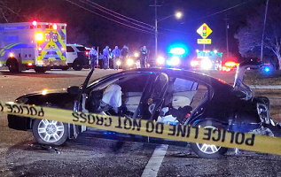 Raleigh Police Officer Hit in Head-on Collision