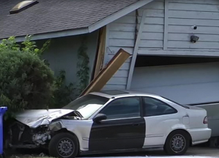 Fayetteville Teen Takes Grandfather’s Car for Joy Ride and Crashes into Two Houses