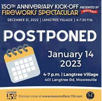 Town of Mooresville’s 150th Anniversary Re-Scheduled Due to Expected Rain Tomorrow
